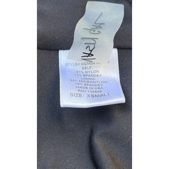 Nasty Gal Black Bohemian Rhapsody Ribbed Swimsuit Size XS NWOT - Picture 9 of 16